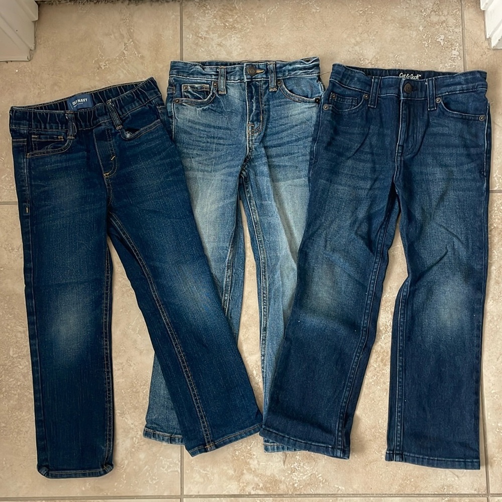 3 Pairs 5T Jeans - Old Navy + Cat & Jack